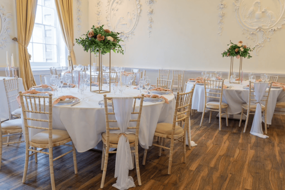 Enjoy the Grandeur of Our Grand Salon on Your Big Day. Weddings never looked for Stunning.
