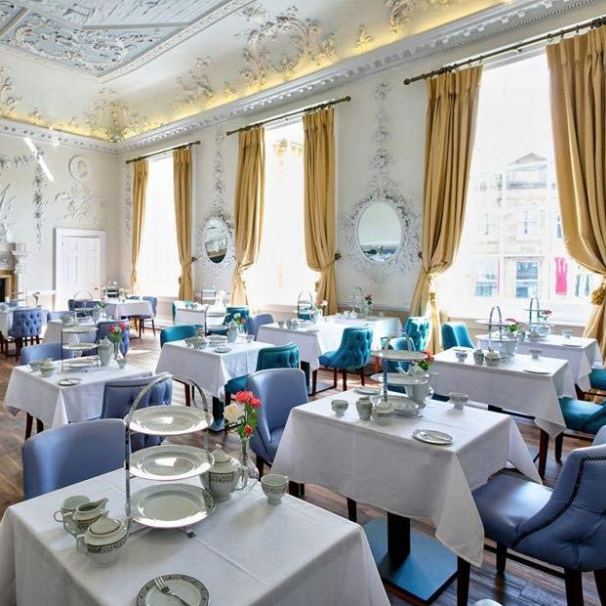 The Grand Salon, our Georgian Mansion's Private Hire Event Space that provides a stunning and versatile backdrop to any occasion.